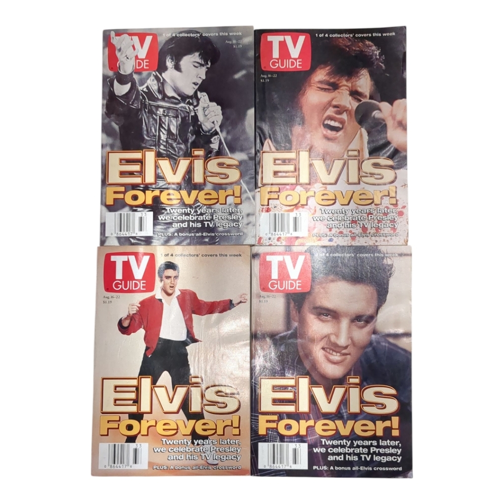 Elvis Forever TV Guide Magazine Set